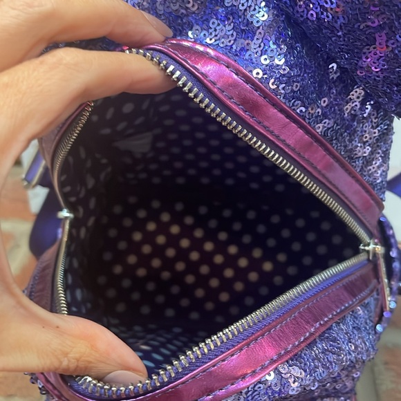 Disney Parks Loungefly Purple Potion Sequined Backpack - Picture 9 of 9